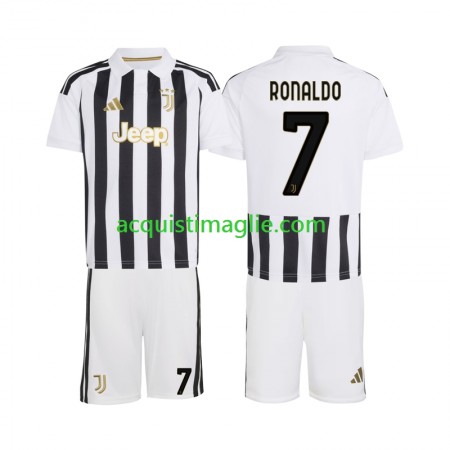 Divisa di Calcio Juventus Cristiano Ronaldo 7 Bambino Prima 2026/2027 Divisa di Calcio Juventus Cristiano Ronaldo 7 Bambino Prima 2026/2027